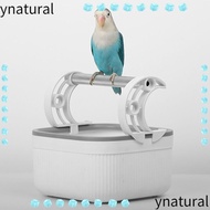 YNATURAL Bird Perches Stand, PP+Metal Portable Bird Rest Perch, Easy To Clean Detachable Non-slip Me