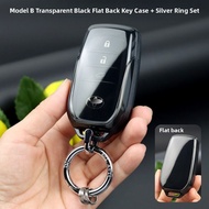 Transparent Toyota Key Cover Shell Mens Style Suitable for Camry Corolla Prado Vianet BZ4X Driving P