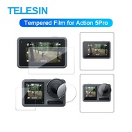 TELESIN Tempered Film Screen Protector Lens Glass Protective for DJI Action 5 Pro Camera Accessories