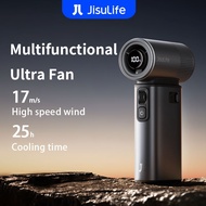 JisuLife Handheld Fan Ultra2 9000mAh Longlasting Mini Fan 5 in 1 Fans with 100 Speeds Flashlight Pow