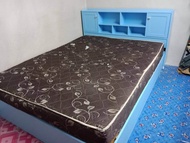 เตียงนอน ไม้MDF [จัดส่งฟรี] เตียง ขนาด 3.5ฟุต 5ฟุต 6ฟุต