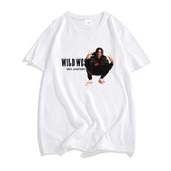 T-shirt Grafik Album Wild West Penyanyi Rapper CENTRAL CEE T-shirt Lengan Pendek Lelaki/Wanita T-shi