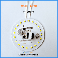 PCB Lampu LED AC ACR Travo Watt Lengkap 5W 7W 9W 12W 15W 18W 20W 30W 40W DOB Driver Modul Mata LED