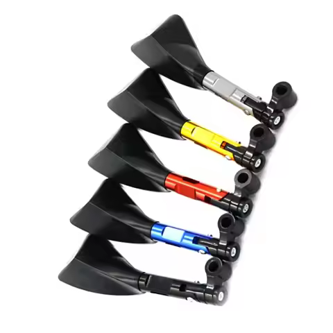 Universal Motorcycle Mirror CNC Aluminum Rearview Side Mirrors FOR gsxr 1000 k8 honda sh 300 aerox15