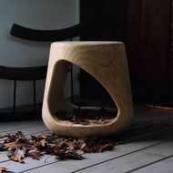 Loft Home Rustic Wood Side Table GEPPO