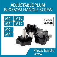 Seven Star Knob Head M4M6M8M10 Torx Handle Screw Star Handle Bakelite Hand Screw Bolt