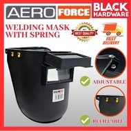 Black Hardware Protective MIG TIG PPE Safety Face Shield Welding Helmet Mask Headband Auto Darkening