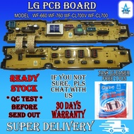 WF-660 WF-760 WF-CL700V WF-CL700 WF-T6500 Washing Machine LG PCB Board Power Board LG