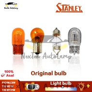 STANLEY T20 W21W WY21W PY21W C10W 12V Amber Car Monofilament Crooked Front And Rear Turn Bulb Interi
