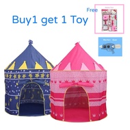 Castle tent indoor/outdoor for kids playhouse cubby house folding camping tent for kids