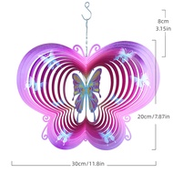 cod 3D Owl Wind Spinner Rotary Metal Sculpture Kinetic Chime Spinners Outdoor Garden Yard Ornaments 