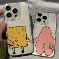 FM03 - BNRCASE Softcase Clearcase Cool SPONGEBOB Image Ready For Type hp Infinix Hot 10 10s 11 11s 1