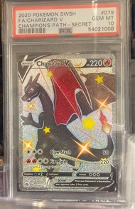 PSA 10 黑噴 Charizard Vmax Champions path 079/073 pokemon