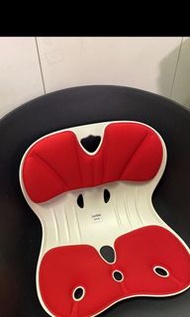 Curble ablue  坐姿矯正健康坐墊-紅白色; 人體工學椅子，辦公室椅，脊椎椅