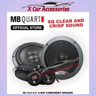 MB QUART M1-216 2-Way 45 watts 6.5 inch Component Speaker System with Titanium Dome Tweeter