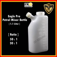 Eagle Pro Mixer tank Petrol 2T Oil Mixing Bottle 1.1L for Hand blower / Brush Cutter / Chain saw / K
