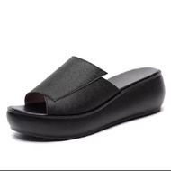 SANDAL WEDGES WANITA KEKINIAN KONDANGAN / SEPATU SENDAL PEREMPUAN TERBARU IBU2 KONDANGAN