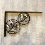 限量 FI-3 工業風鐵製花卉裝飾層板托架 L型支架