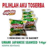 Japota Keripik Kentang RUMPUT LAUT / SEAWEED - ( HARGA 1 RENCENG )
