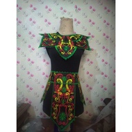 Dayak Traditional Dance Costume/ Embroidery Dance Belt 1set Chest+Belt
