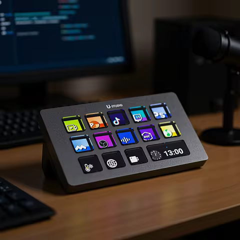 Ulanzi D200 Production Console and Studio Controller for Gaming/Office/Livestreaming/Content Creatio