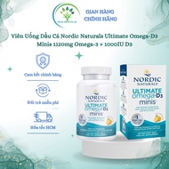 Nordic Naturals Ultimate Omega-D3 Minis Fish Oil Pills 1120mg Omega-3 + 1000IU D3