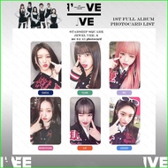 BH2 6PCS/set IVE Ive IVE StarShip Entertainment LOMO card collection card Yujin Gaeul Wonyoung LIZ R