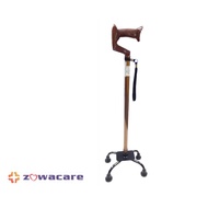 ZOWA Quad Stick Orthopedic Deluxe (Adjustable)