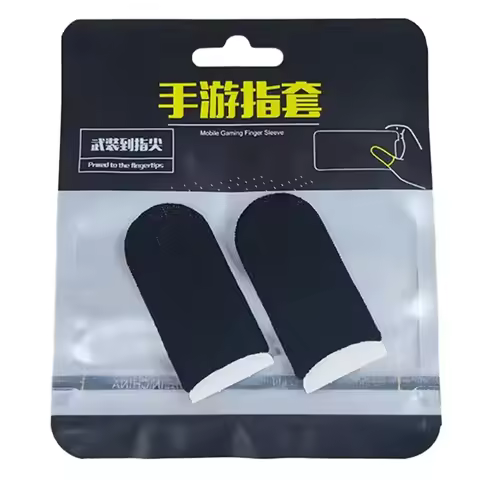 2pcs Carbon Fiber Finger Sleeves For PS4 For Gaming Accessories Mobile Games Press Touch Screen Sens