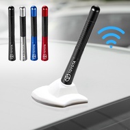 1pcs Metal Car Roof Antenna Car Logo Antenna Modified Accessories for Toyota Corolla Yaris Aygo Priu