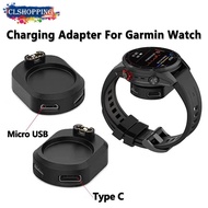 CLShopping Watch Charge Adapter Compatible with Garmin Vivoactiv 5/Venu 3/Venu 3S,Type C Micro Charger Adapter Power Converter Compatible with Garmin Tactix7 Amoled smart watch.