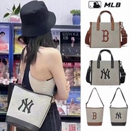 Korea MLB high-capacity bucket bag 2023 new NY messenger bag shoulder bag burst women tote bag