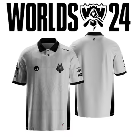 2024 New G2 E-Sports Club World Finals Limited Jersey League Of Legends LEC POLO Support Team Unifor