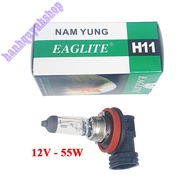 Car underbody light bulb H11 12V 55W Halogen owl Nam Yung H11 bulb