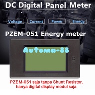 KWH DC Ammeter Watt Volt Meter PZEM-051 tanpa Shunt Resistor CT