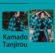 【ของขวัญฟรี】Demon Slayer cosplay ดาบพิฆาตอสูร ชุดเนสึโกะ ชุดคอสเพลย์ดาบพิฆาตอสูร Anime Kamado Nezuko