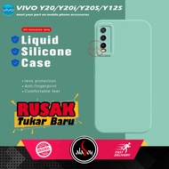 Case Vivo Y20,Y20s,Y20i,Y12s Soft Case Macaron Liquid Pro Camera - Hijau, VIVO Y12S