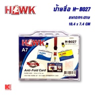 HAWK Name Tag Card Holder H-B027 Size A7 10.4x7.4 cm