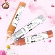 CheeseArrow 10/30ml Stain Glass Paint Sun-Resistant Glass Acrylic Paints 3D Hook Pen Waterproof Glas