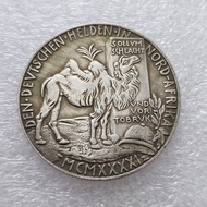Antique Crafts 5 Styles German Silver Plated Coins Foreign Silver Dollar Commemorative Coins LBP0