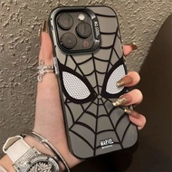 For IPhone 7 8 6 6S Plus X 11 15 14 12 13 17 PRO MAX XR Spider Man Eyes IMD Hard Case CYK081A