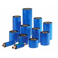 Barcode Transfer Film , Barcode Ribbon , Wax Ribbon 40mm , 50mm, 60mm , 70mm , 80mm , 90mm , 100mm ,
