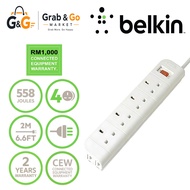 Belkin Economy Series 4-outlet Surge Protector Power Socket (2m)
