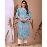 READYSTOCK (Size XL ) Cotton Kurti Women Kurta tops indian ladies