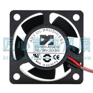 [Cooling Fan] Ready Stock Original ARX FD2450-A1042A 24V 0.13 A 4020 2-Wire Silent Cooling Fan 4CM
