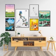 Philippines Manila Golf Art - Explore Bali, Thailand, Vietnam and More with This Philippines Map Travel Poster