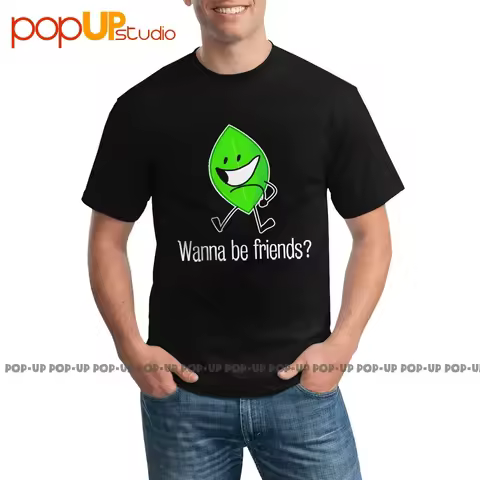 Top Bfdi Battle For Dream Island Leafy T-shirt Daily Fashion All-Match Tee Shirt