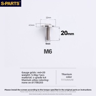 s-parts | Titanium Alloy Screw m6*20mm