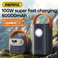 Remax Gutitan Series 100W+22.5W PD+QC Outdoor Powerbank With Light 60000mAh Smart LED Display RPP-10