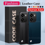 Casing For Honor X6e X6 E X 6E X6C X6d X6b HonorX6e HonorX7e X 7E X7 E 2026 Solid Color Leather Phon